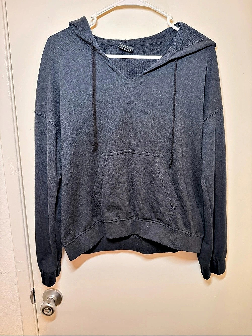 Nike Studio Fleece Pullover Hoodie in Black Size Small